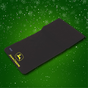 Fleece sjaal john deere zwart geel