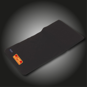 Fleece sjaal lance bulldog zwart