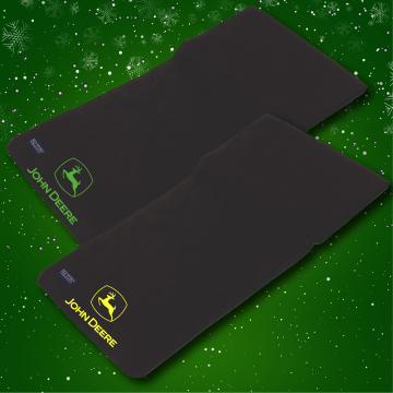 Fleece sjaals john deere zwart groengeel